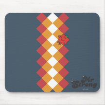 Sr. Strong Pattern Alfombrillas De Raton
