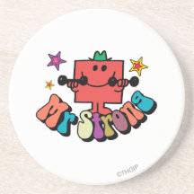 Sr. Strong Stars Posavasos Manualidades