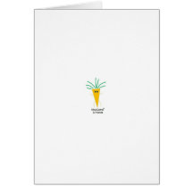 Srta. Carrot y amigos Tarjeta