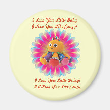 Srta. Daisy Octapus Magnet Iman Para Frigorífico
