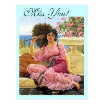 Srta. de Godward Flabellifera usted postal