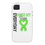 Srta. diaria My Papa del linfoma I iPhone 4 Fundas