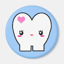 Srta. Tooth Imanes Para Frigoríficos