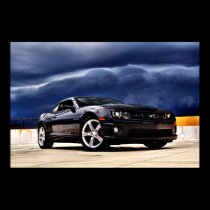 SS negros Camaro posters