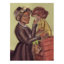St Bakhita y postal del niño