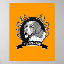 ST BERNARD (3) POSTER