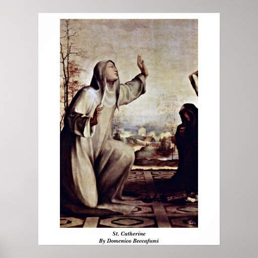 St. Catherine de Domingo Beccafumi Impresiones