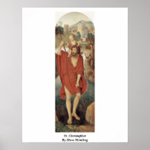 St Christopher de Hans Memling Posters