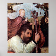 St Christopher, detalle 2 Poster