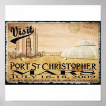 St. Christopher-Marte del puerto Poster