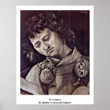 St. Cyracus de Mathis Grunewald Gothart Impresiones