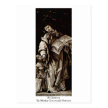 St.Cyracus de Mathis Grunewald Gothart Tarjetas Postales