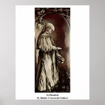St.Elizabeth de Mathis Grunewald Gothart Impresiones