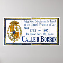 St. español de Borbón de la teja Posters