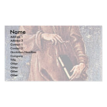 St Francis de Assisi de Tura Cosmè Plantillas De Tarjetas De Visita