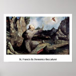 St Francis de Domingo Beccafumi Posters