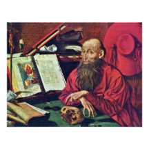 St Jerome en una célula de Reymerswaele Marinus Cl Invitaciones Personales