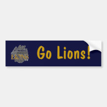 St. LEONES de la escuela de las marcas - Dallas, T Etiqueta De Parachoque
