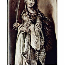 St Lucia (?) por Grünewald Mathis Gothart Escultura Fotografica