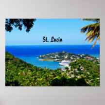 St Lucia Poster