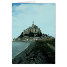 St. Miguel, Normandía, Francia de Mont Tarjeta