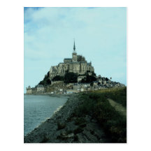 St. Miguel, Normandía, Francia de Mont Tarjeta Postal