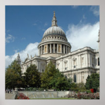 St-Pauls-Catedral-Londres Poster