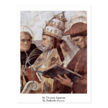 St Thomas Aquinas de Raffaello Sanzio Tarjetas Postales