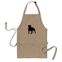 Staffordshire bull terrier delantal