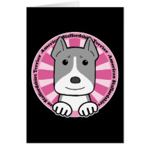 Staffordshire Terrier americano Felicitaciones