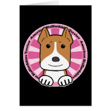 Staffordshire Terrier americano Tarjeta