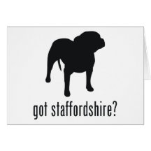 Staffordshire Terrier americano Tarjetas