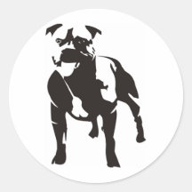 Staffy Pegatina