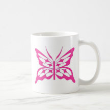 starfly taza blanca y rosada
