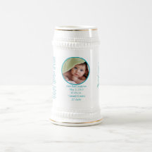 Stats del nacimiento de la foto del bebé de Stein  Tazas
