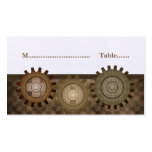 Steampunk adapta la tarjeta del lugar, Brown Tarjeta De Visita