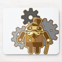 Steampunk Android Mauspads
