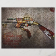 Steampunk - arma - el sidearm tarjetón