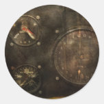 Steampunk - compruebe su presión pegatinas  
