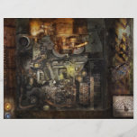 Steampunk - el ordenador de la torrecilla tarjetas publicitarias