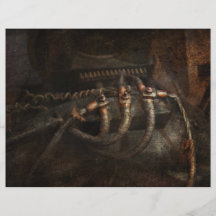 Steampunk - eléctrico - conexiones desgastadas tarjetas publicitarias
