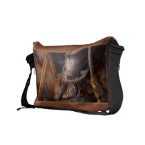 Steampunk - engranaje - fuera de servicio bolsas messenger
