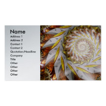 Steampunk - espiral - iris del tiempo tarjeta personal