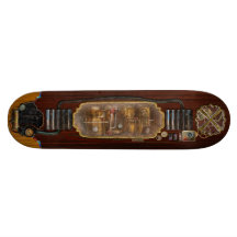 Steampunk - fontanería - aparato de Distilation Tablas De Skate