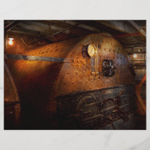 Steampunk - fontanería - el hogar de un fogonero tarjetones