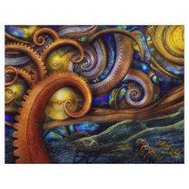 Steampunk - noche estrellada folletos