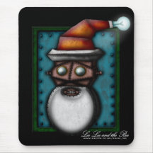 Steampunk Robo-Santa, mousepad Alfombrilla De Ratón