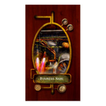 Steampunk - tren - el estupendo expresa tarjetas personales