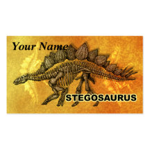 Stegosaurus ビジネスカードテンプレート