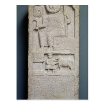 Stele dedicado a Saturn, de EL-Ayaida Tarjeta Postal